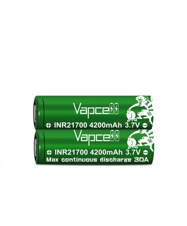 Vapcell INR21700 Battery 4200mAh 3.7V 30A