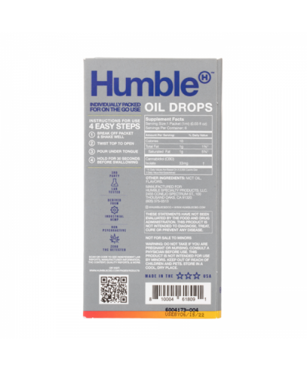 Humble CBD CBD Twist Oil Drops (6pcs/pack)