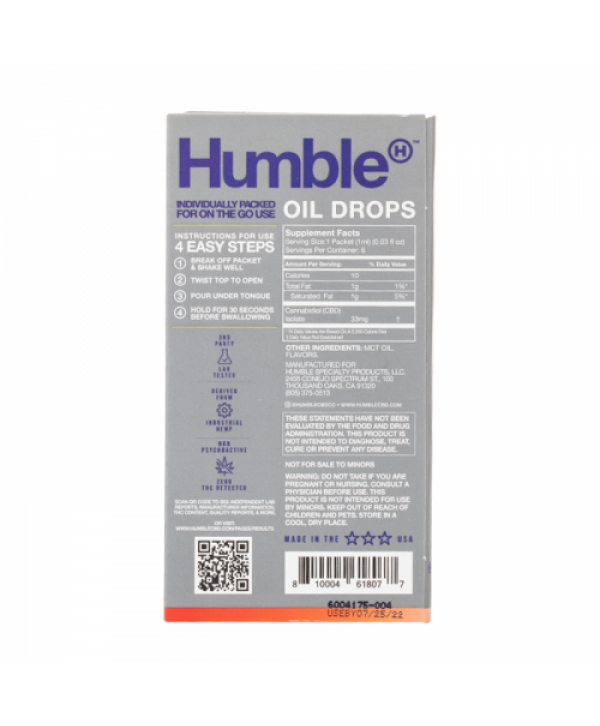 Humble CBD CBD Twist Oil Drops (6pcs/pack)