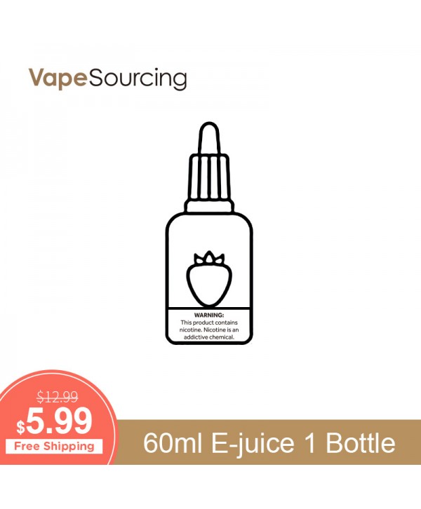 60ml E-juice Free Shipping 1 Bottle(Random Flavor)