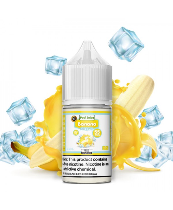 Pod Juice Salts Series Banana Freeze E-juice 30ml