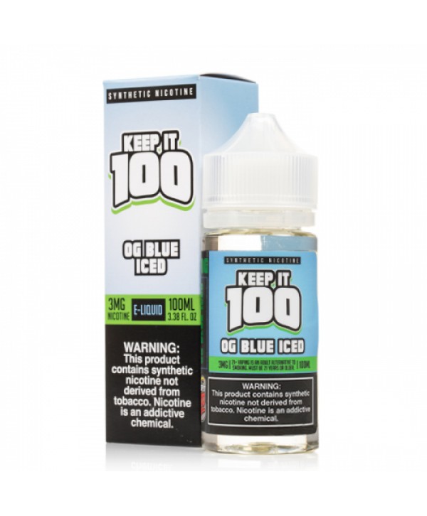 Keep It 100 OG Blue ICED E-juice 100ml