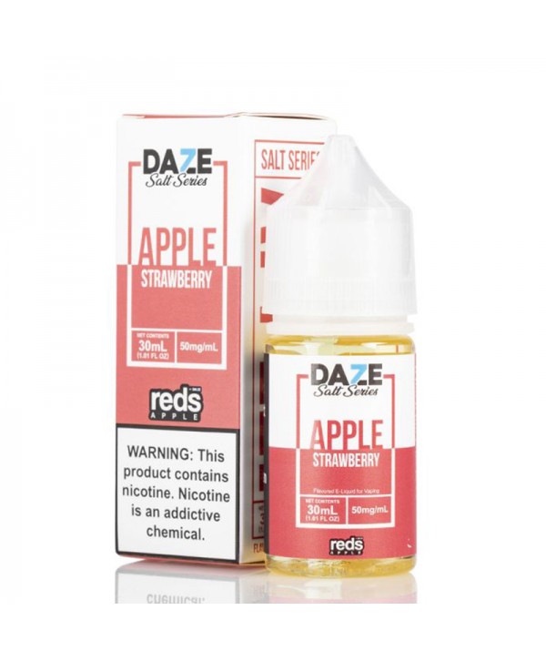 Vape 7 Daze Salt Series Strawberry Reds Apple E-Juice 30ml