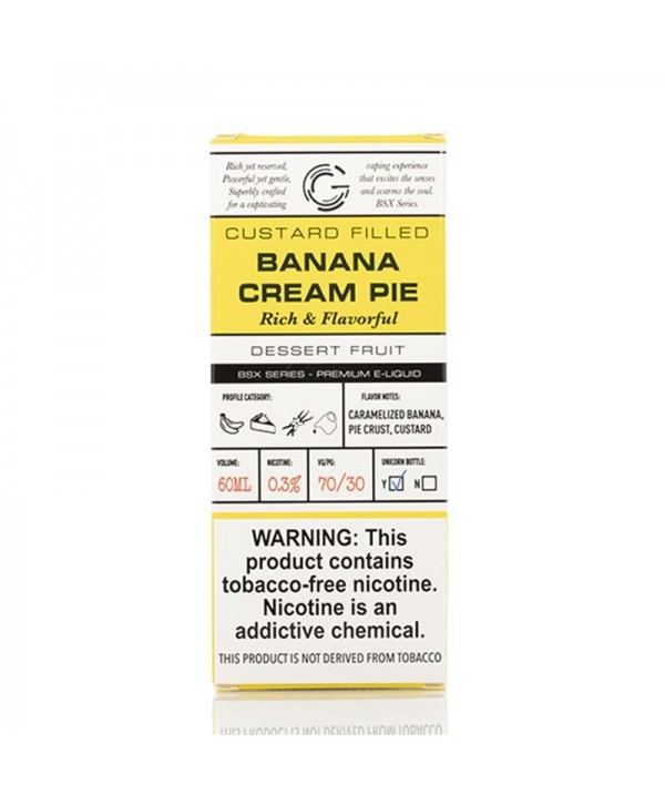 Glas Vapor Banana Cream Pie - Basix Series E-juice 60ml