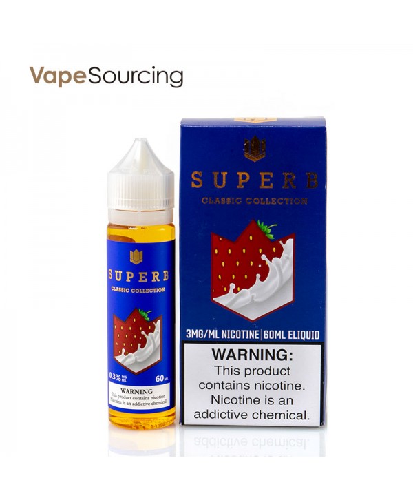 Superb Classic Collection Strawberry Milk E-Juice 60ml