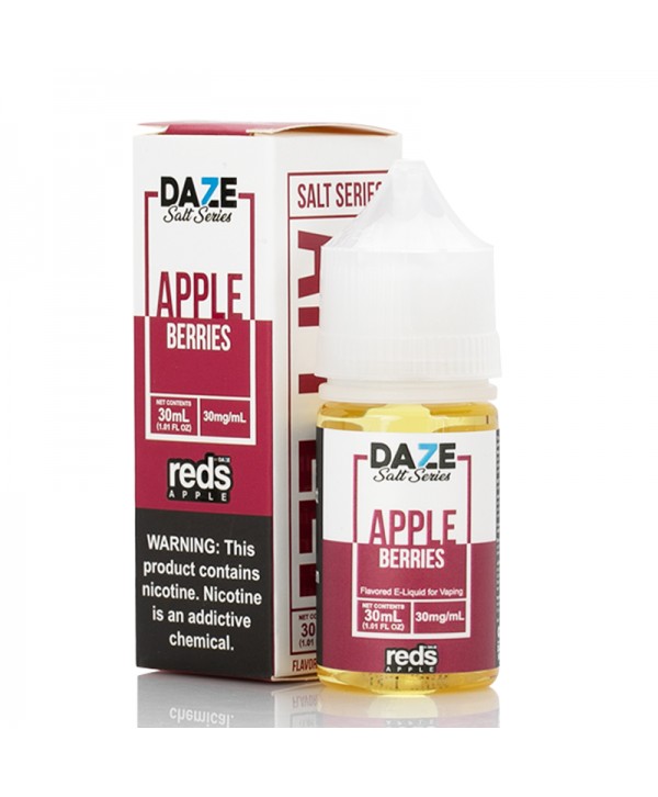 Vape 7 Daze Salt Series Berries Reds Apple E-Juice 30ml