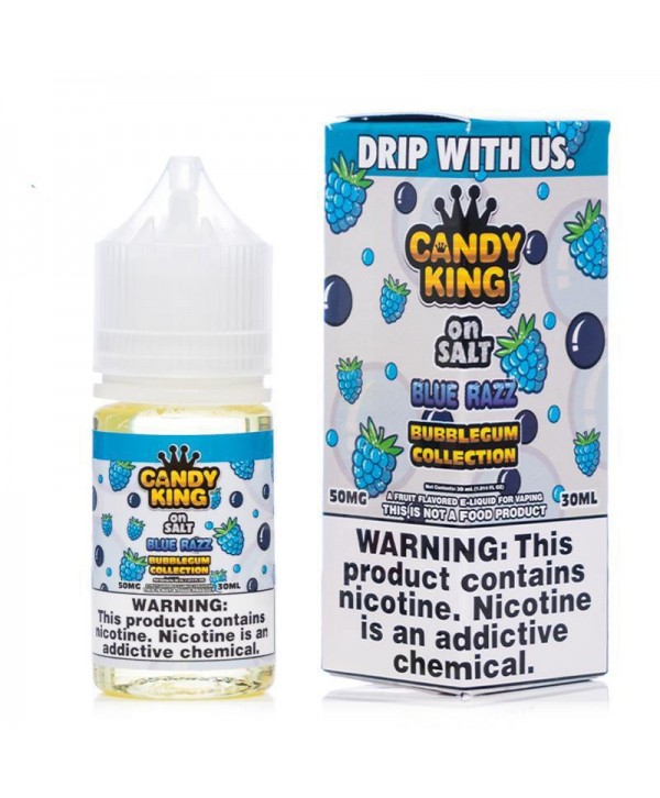 Candy King On Salt Blue Razz Bubblegum E-juice 30ml