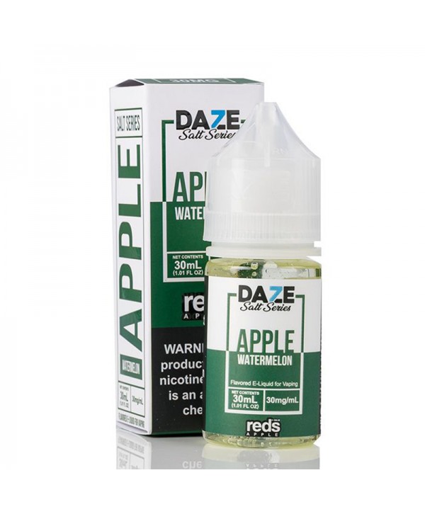 Vape 7 Daze Salt Series Watermelon Reds Apple E-Juice 30ml