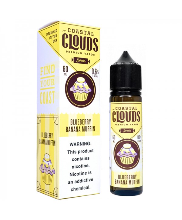 Coastal Clouds Sweets Blueberry Banana Muffin E-juice 60ml