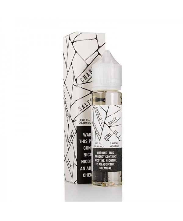 Charlie's Chalk Dust Salts White Strawberry Kiwi Ice E-juice 60ml