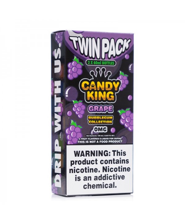 Candy King Grape Bubblegum Collection Twin Pack E-juice 2 x 60ml