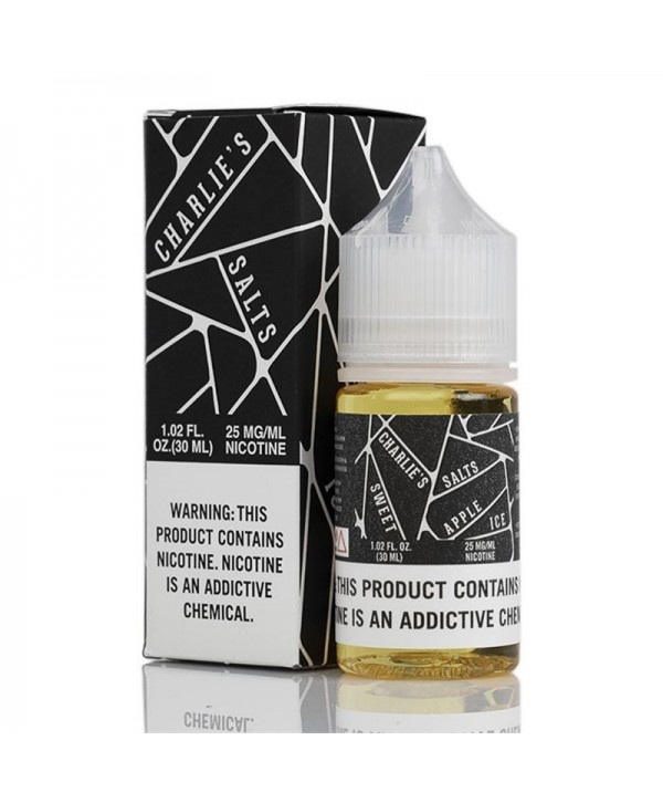 Charlie's Chalk Dust Salts Black Sweet Apple Ice E-juice 30ml