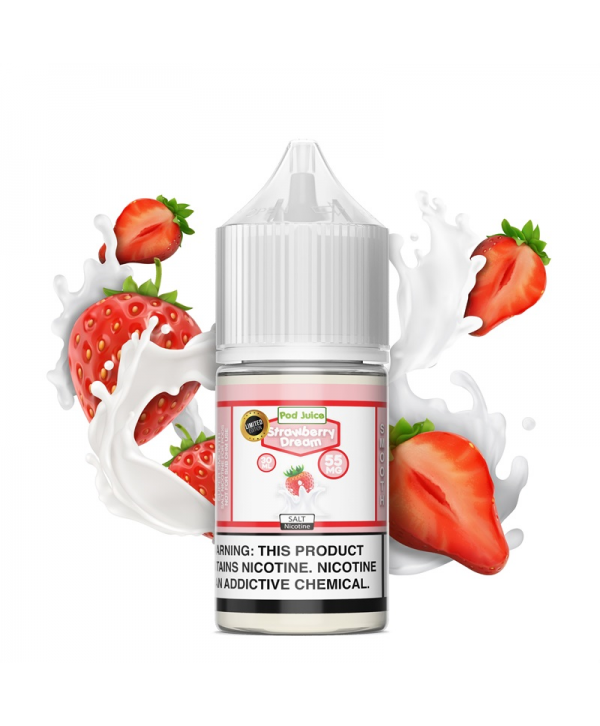 Pod Juice Salt Strawberry Dream E-juice 30ml