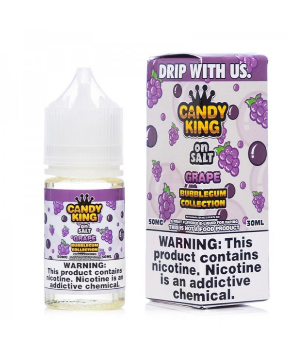 Candy King On Salt Grape Bubblegum E-juice 30ml