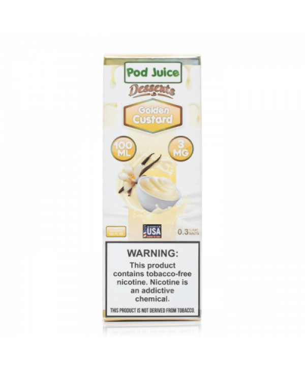 Pod Juice Golden Custard E-juice 100ml