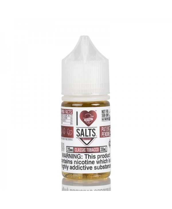 I Love Salts Classic Tobacco E-juice 30ml