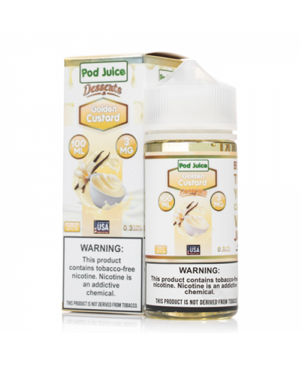 Pod Juice Golden Custard E-juice 100ml