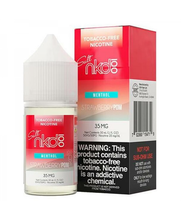 Naked Tobacco Free Nicotine Salt Series Strawberry Pom E-juice 30ml