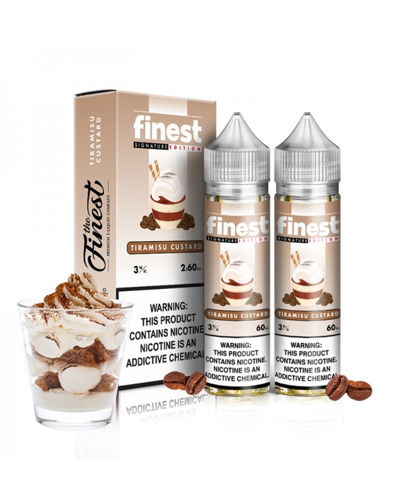 The Finest Signature Edition Tiramisu Custard E-juice 120ml