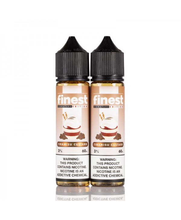 The Finest Signature Edition Tiramisu Custard E-juice 120ml