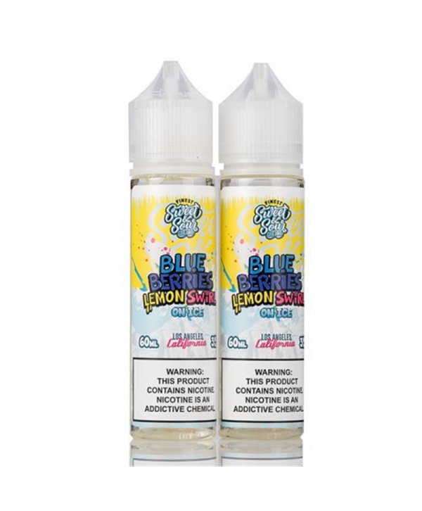 The Finest Sweet & Sour Blue-Berries Lemon Swirl on ICE E-juice 120ml