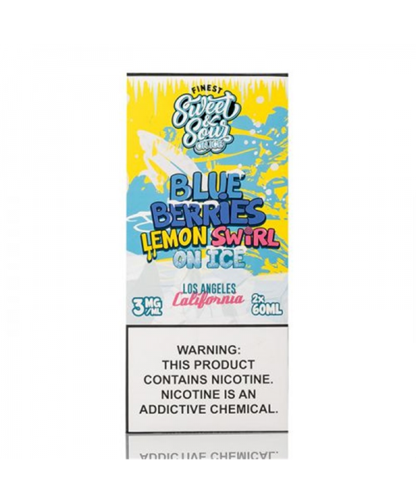 The Finest Sweet & Sour Blue-Berries Lemon Swirl on ICE E-juice 120ml