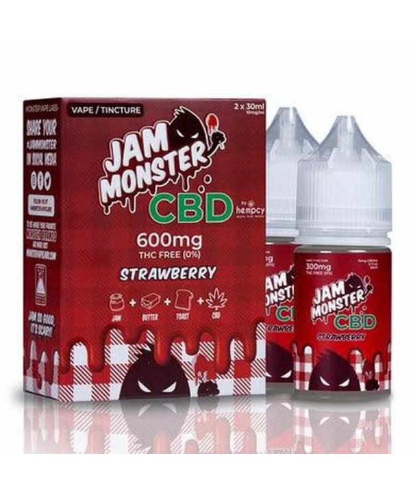 Jam Monster Strawberry CBD E-juice 60ml