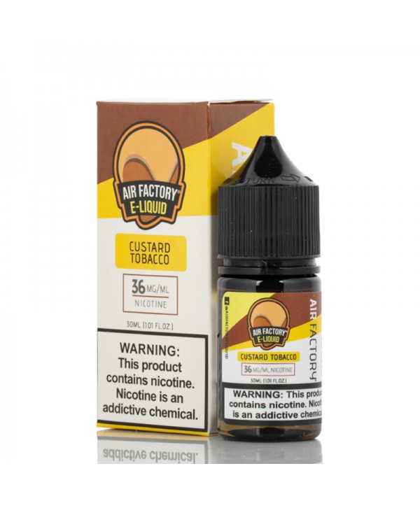 Air Factory Salts Custard Tobacco E-juice 30ml