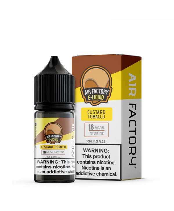 Air Factory Salts Custard Tobacco E-juice 30ml