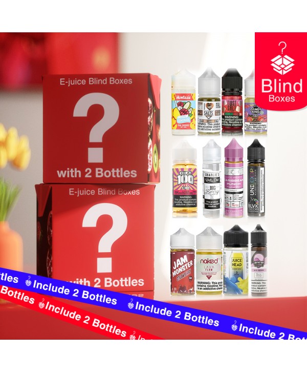 E-Juice Blind Box (with 2 Bottles) Shipping From USA<span class=