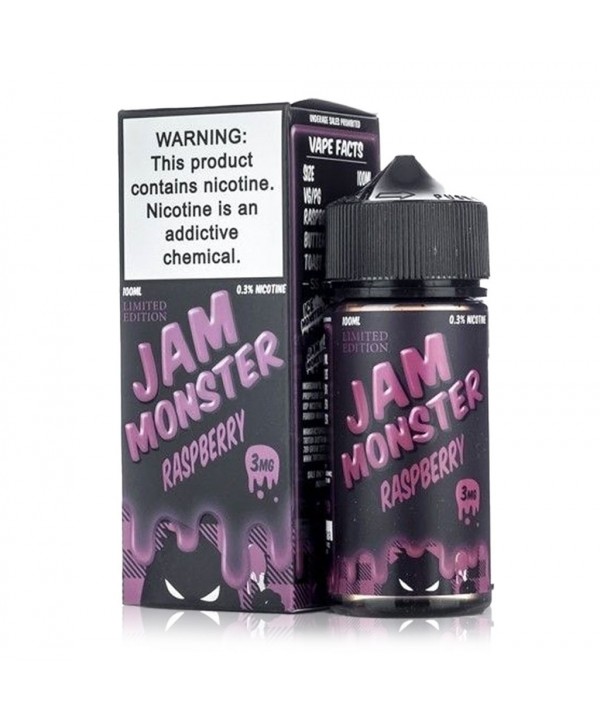 Jam Monster Raspberry Limited Edition Vape E-juice 100ml