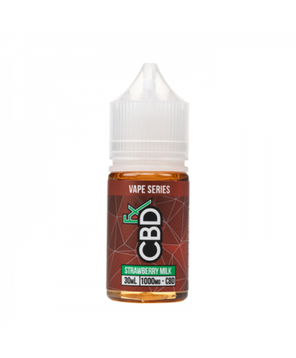 CBDfx Strawberry Milk Vape Series CBD E-juice 30ml