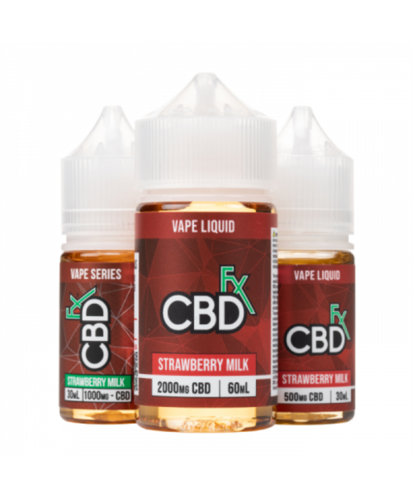 CBDfx Strawberry Milk Vape Series CBD E-juice 30ml