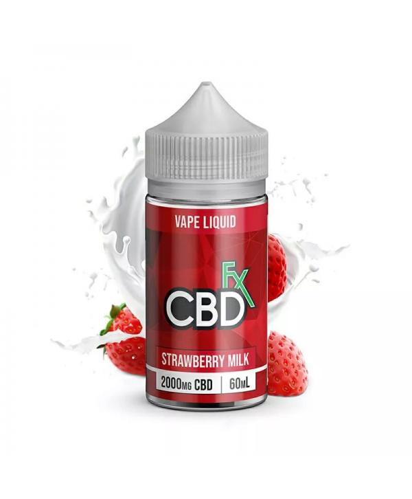 CBDfx Strawberry Milk Vape Series CBD E-juice 30ml