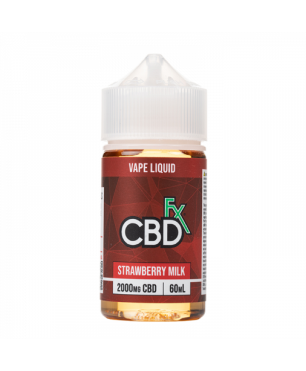 CBDfx Strawberry Milk Vape Series CBD E-juice 30ml