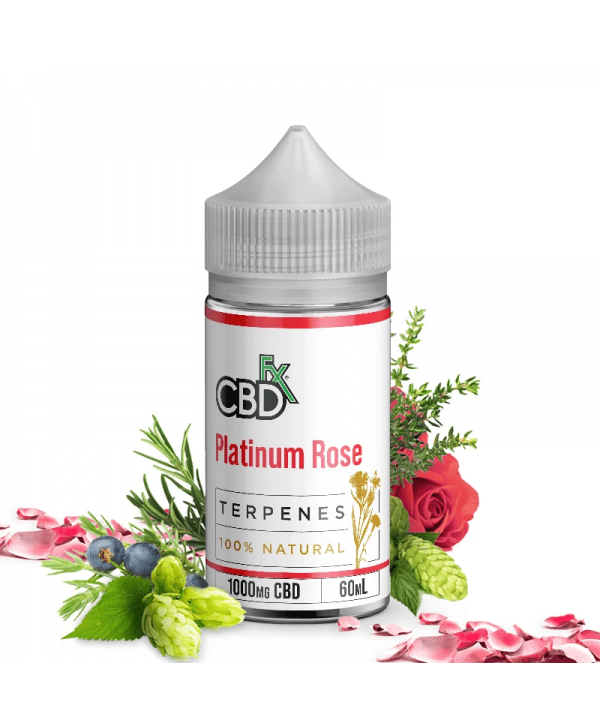 CBDfx Platinum Rose Isolate CBD Terpene Vape E-juice