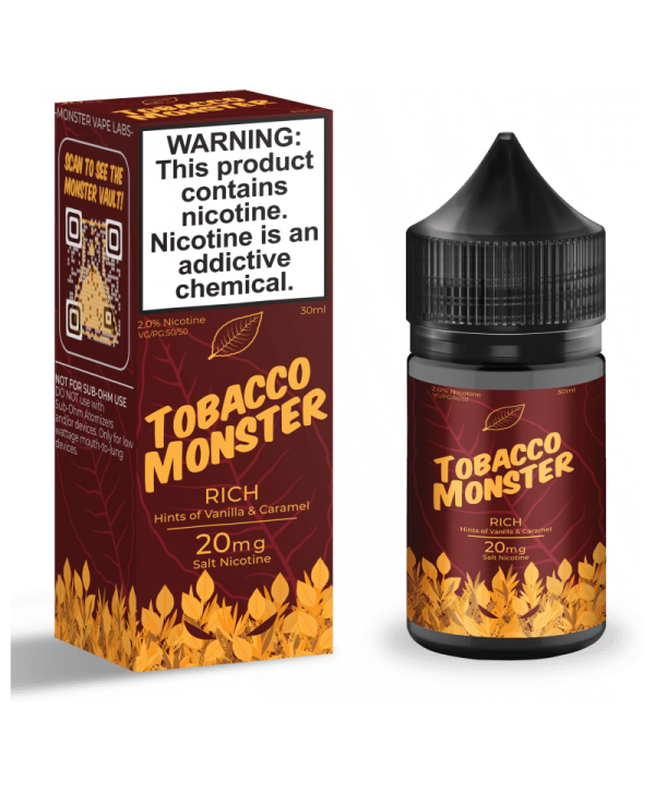 Tobacco Monster Salt Rich E-juice 30ml