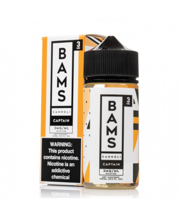 Bam Bam's Cannoli Captain's Cannoli E-juice 100ml