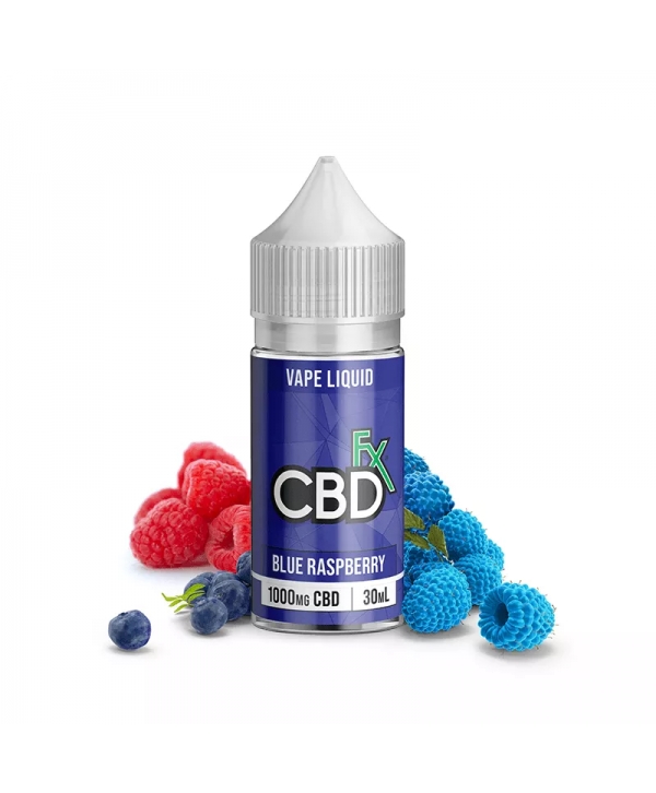 CBDfx Blue Raspberry Vape Series CBD E-juice 30ml