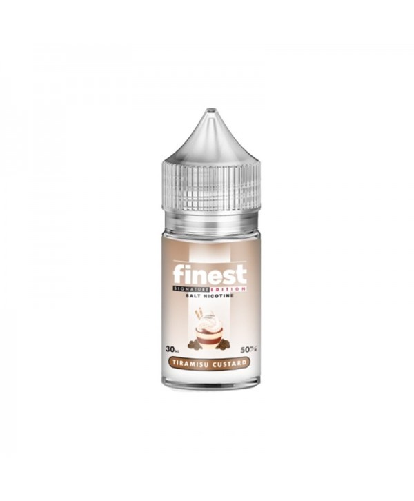 The Finest SaltNic Tiramisu Custard E-juice 30ml