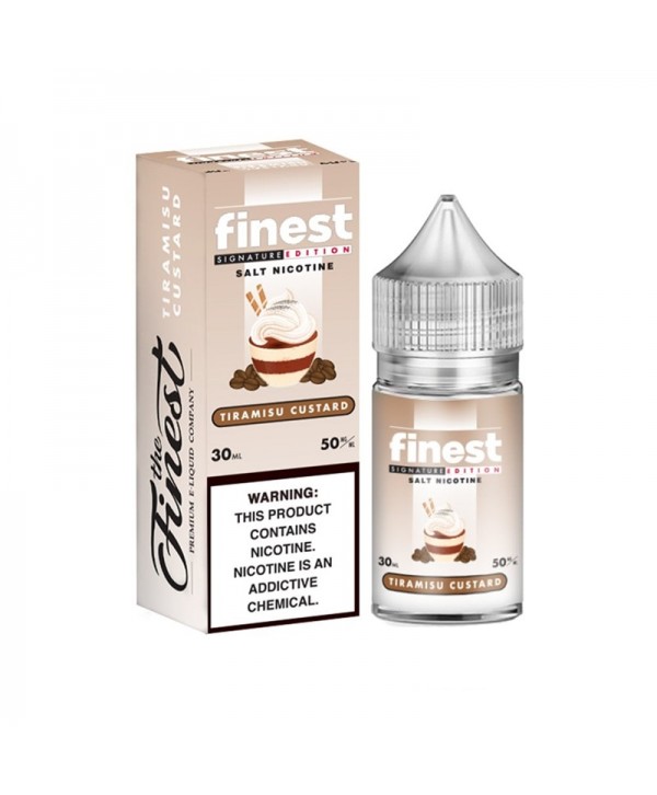 The Finest SaltNic Tiramisu Custard E-juice 30ml