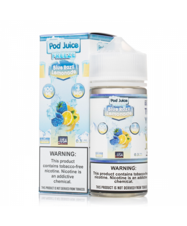 Pod Juice Blue Razz Lemonade Freeze E-juice 100ml