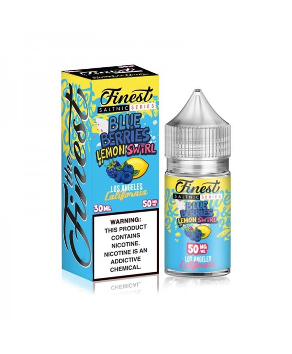 The Finest SaltNic Blue-Berries Lemon Swirl E-juice 30ml