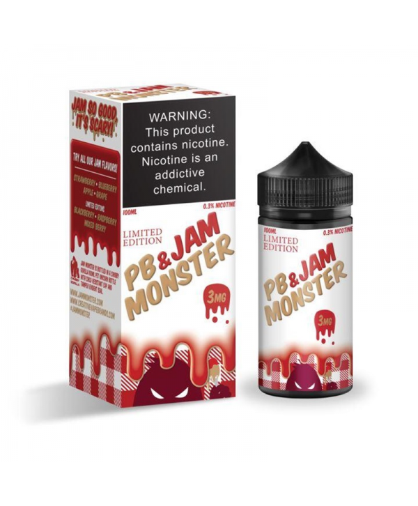 PB & Jam Monster Strawberry E-juice 100ml