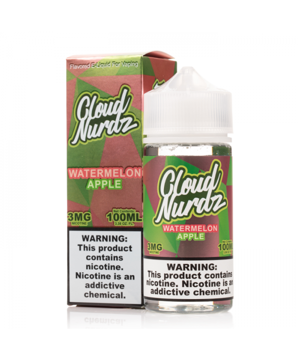 Cloud Nurdz Watermelon Apple E-juice 100ml