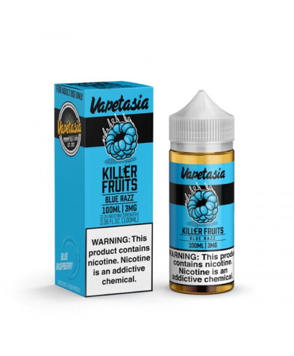 Vapetasia Synthetic Killer Fruits Blue Razz E-juice 100ml