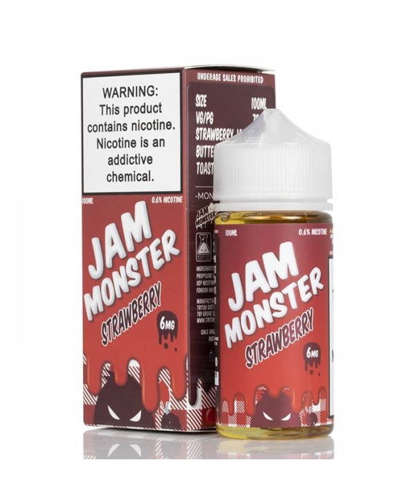 Jam Monster Strawberry Vape E-juice 100ml