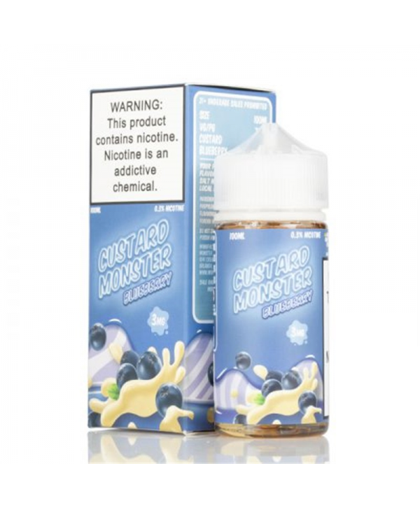 Jam Monster Custard Monster Blueberry E-juice 100ml