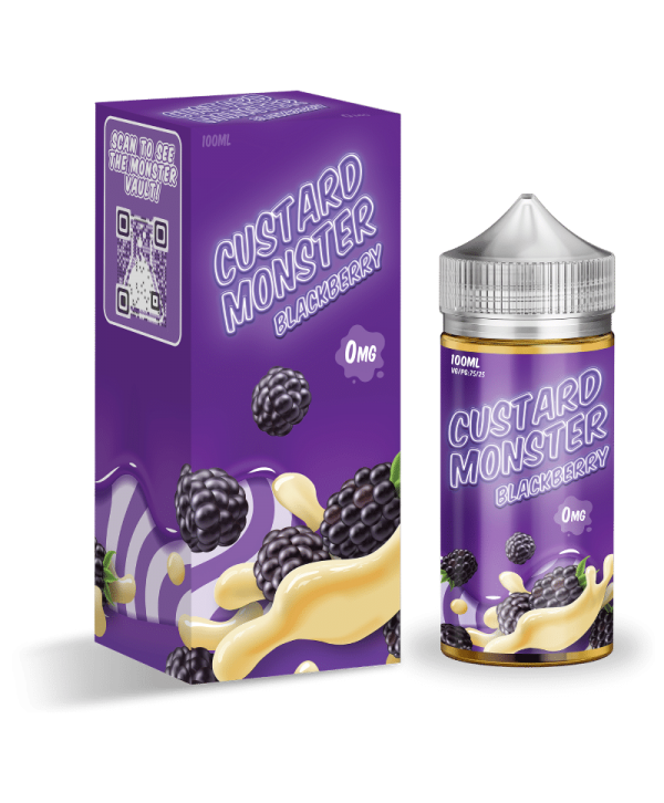 Jam Monster Custard Blackberry E-juice 100ml