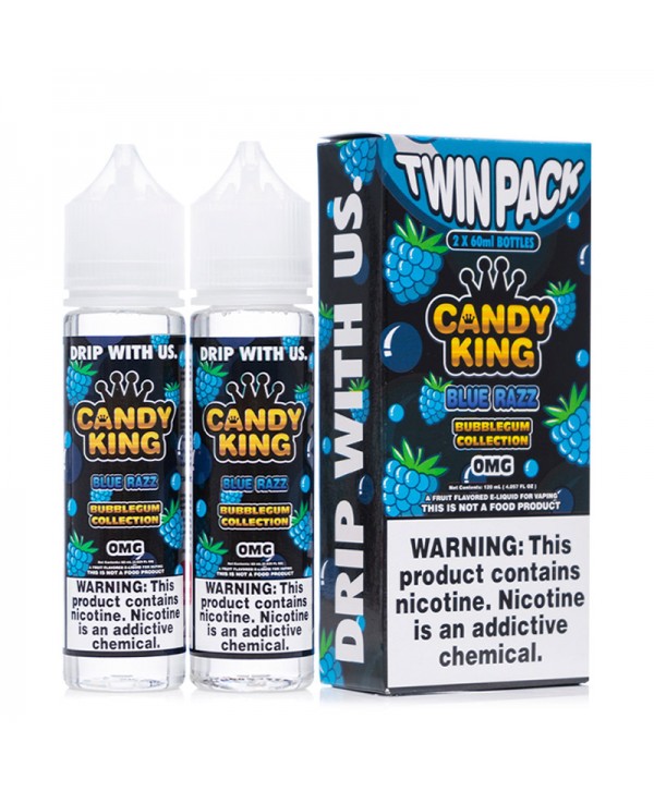 Candy King Blue Razz Bubblegum Collection Twin Pack E-juice 2 x 60ml